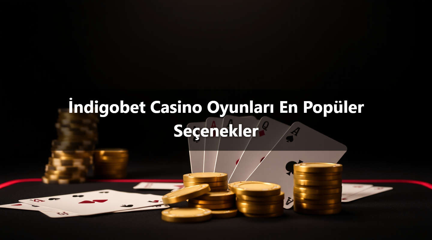 İndigobet Casino Oyunları En Popüler Seçenekler